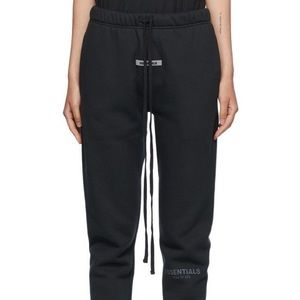 Essentials Fear of God Black Sweatpants Unisex